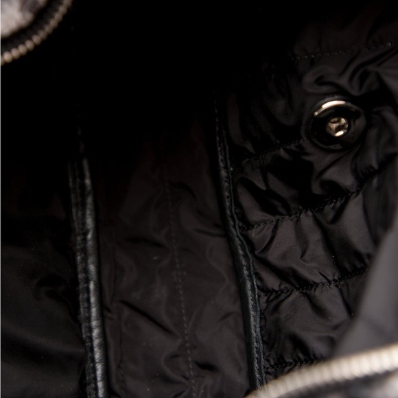 Chanel  Nylon Tweed Print Jumbo Flap Black - Picture 8 of 14